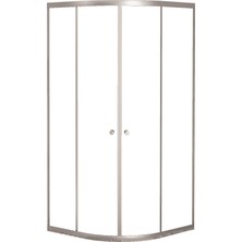 Sanica Orbit Cam Duşakabin Oval 5 mm Şeffaf 80 x 80