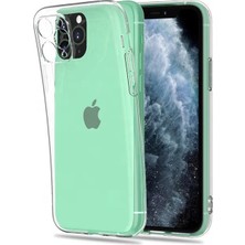 Etech Apple iPhone 11 Şeffaf Kamera Korumalı Silikon Kılıf