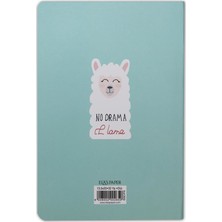 Ela's Paper Lama Çizgisiz Defter Mavi