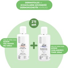 Dermoskin Sivilceli ve Akneli Ciltler Için Acgun Yüz Yıkama Jeli 200ML + Acgun Canlandırıcı Tonik 200ML 2'li Set