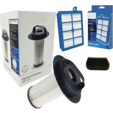 Populer Philips Uyumlu  Fc9202 Marathon Silindir Filtre Seti Kutulu
