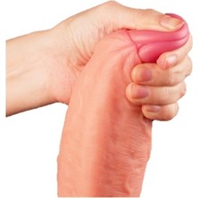 Lilitu Shop Yeni Nesil Çift Katmanlı 25 cm Realistik Dildo Penis