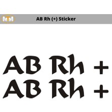 Ab Rh (+) Sticker