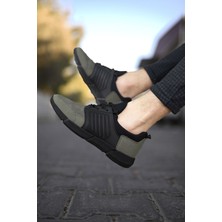 Riccon Haki Cilt Erkek Sneaker 0012105