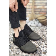 Riccon Haki Cilt Erkek Sneaker 0012105