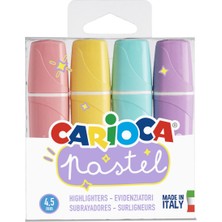 Carioca Pastel Renk İşaretleme Kalemi 4'Lü