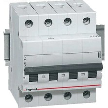 Legrand Trifaze Nötr Kesmeli 4X25A B Tipi Otomatik Sigorta 6ka 403513