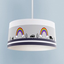 Mekta Home Gökkuşağı Gri Avize