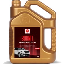 Tp Türkiye Petrolleri Bornıt Longlıfe LDI 5W-30 4 Litre Motor Yağı ( Üretim Yılı :2021 )