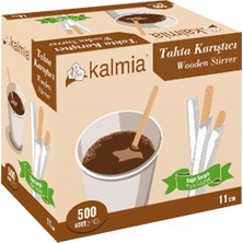 Kalmia Sargılı Tahta Karıştırıcı 11 cm 500