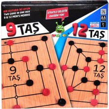 Ahşap Oyuncak - 9 Taş - 12 Taş