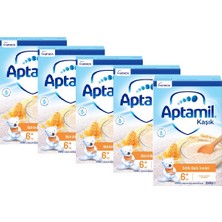 Aptamil Sütlü Ballı Irmikli Tahıl Bazlı Kaşık Maması 250 gr x 5 Adet