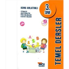 Açı Yayınları 3. Sınıf Temel Dersler Konu Anlatım Kitabı