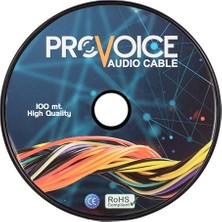 Provoice PM-22 2x0,22mm Mikrofon Kablosu 100 metre