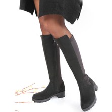 DGN 601 Kadin Arkasi Stretch Knee High Çizme 20K