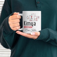 Kitapeli Kimya Öğretmeni Kupa Bardak Kişiye Isme Özel