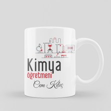 Kitapeli Kimya Öğretmeni Kupa Bardak Kişiye Isme Özel