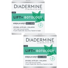 Diadermine Lift+ Botology Gece Kremi 50 ml (%92 Doğal Kaynaklı) 2'li