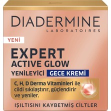 Diadermine Expert Active Glow Yenileyici Gece Kremi 50 ml x 2