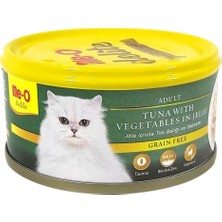 Me-O Delite Ton Balıklı Sebzeli Tahılsız Kedi Konservesi 80 gr (3 Adet)