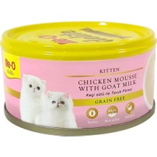 Me-O Delite Tavuk ve Keçi Sütü Tahılsız Yavru Kedi Konservesi 80 gr (12 Adet)