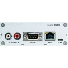 Barix Exstreamer 100 ve Barix Instreamer Ip Tabanlı Dijital Ses Yayınları İçin Ses Çözücü Kodlayıcı 2’li Set