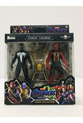 Misalanka Spider-Man + Venom 2'li Figür -18 cm
