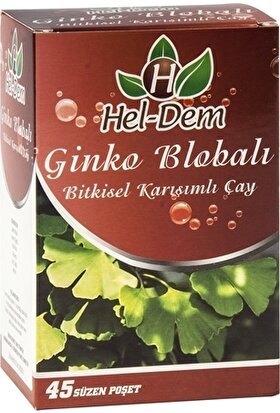 Hel-Dem Ginko Blobalı Bitkisel Karışımlı Çay 45'li