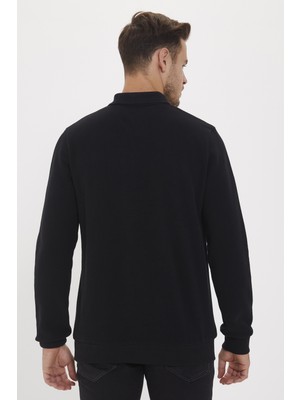 Lee Cooper Newblend Erkek Polo Yaka Sweatshirt