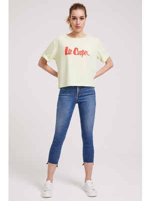 Lee Cooper Londons Kadın O Yaka T-Shirt