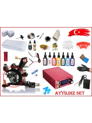 Xline Ayyıldız Model Tattoo Dövme Makinası Full Set