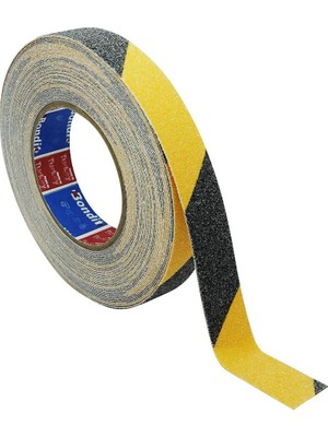 Bondit Merdiven Kaydırmaz Bant Siyah-Sarı 25 mm x 15 mt