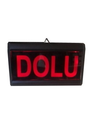 Teknomerkez Ledli Dolu Yazısı, Kasa: 9X17 cm