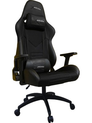 XPrime King Fabric Oyuncu Koltuğu – Terletmez Euro File Kumaş, 3D Kolçak, Multi Tilt Mekanizma, Bel ve Boyun Destekli Ergonomik Tasarım