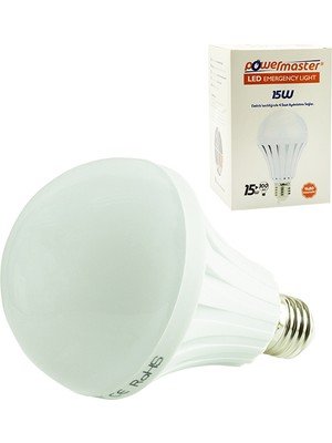 Alfa Powermaster 13387 15 Watt E27 220 V Şarjlı Beyaz LED Ampul 6500 K