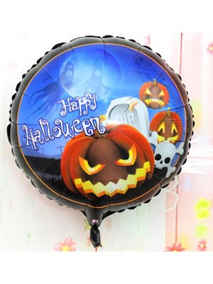 Eniyisiniiste Happy Halloween Balkabağı Folyo Balon 18 Inç