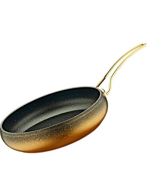 Oms 3241 Granit Küre Tava 26 x 5,5 C.m Gold