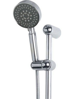 Ahlez Sürgülü Yağmurlama 5 Fonksiyonlu Duş Takımı Seti Model 08