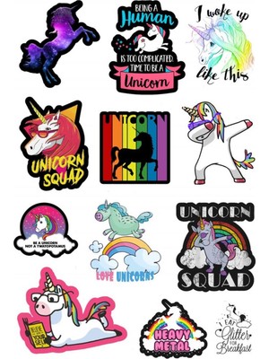 Woohoo Unicorn Sticker Seti 2