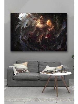 Hediyeler Kapında 90X130 Leesin Lol Kanvas Tablo