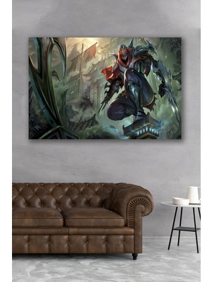 Hediyeler Kapında 50X70 Zed Lol Kanvas Tablo