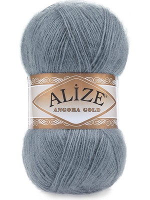 Alize Angora Gold 87 Orta Gri Örgü İpi