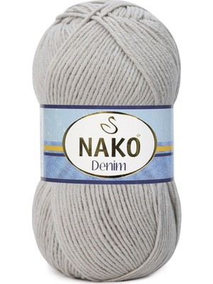Nako Denim 10344 Sütlü Kahve Örgü İpi