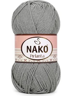 Nako Pırlanta El Örgü İpi  | Gri 6298