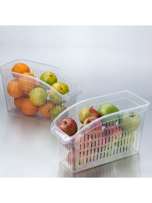 Tubi Home 5'li Buzdolabı Içi Düzenleyici Şeffaf Organizer