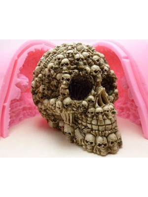 Gülçin Alçı Kalıp Dünyası Çoklu Kuru Kafa