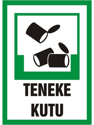 İzmir Serifgari Teneke Kutu (Kendinden Yapışkanlı Etiket) 17,5 x 25 cm