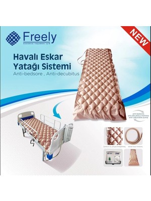 Freely Havalı Yatak Anti-Bedsore Özelliği ile 130 Hava Balonu ve 5 Dakika Hava Dolaşımı