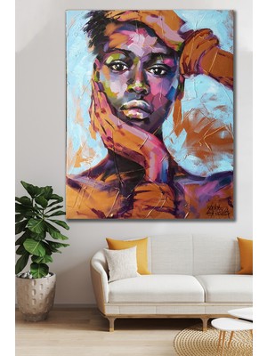 Hediyeler Kapında 70x100 Yağlı Boya Görünümlü Profil Kanvas Tablo