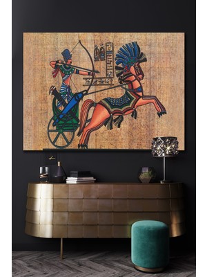 Hediyeler Kapında 100x140 Mısır Medeniyeti Kanvas Tablo